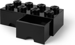 LEGO Gear 5005718 8 Stud Black Storage Brick Drawer