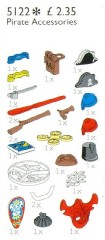 LEGO Service Packs 5122 Pirate Accessories