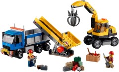 LEGO City 60075 Excavator and Truck