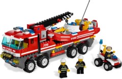 LEGO City 7213 Off-Road Fire Truck & Fireboat