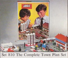 LEGO Система (System) 810 Town Plan - UK, Cardboard box
