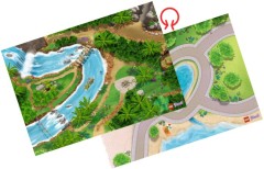 LEGO Gear 851325 Jungle Playmat