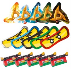 LEGO Мерч (Gear) 853543 Ninjago Party Set